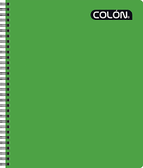 Cuaderno Univ. Colon 100 hj. Mat. 7mm E/Doble Liso
